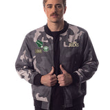 The Wild Collective Cargo Club Milwaukee Bucks Bomber Jacket- front 1