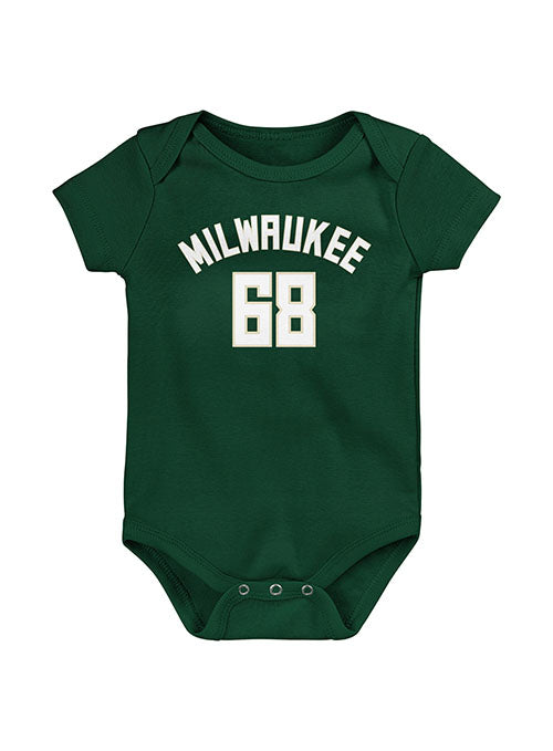 Newborn Outerstuff Bango Icon Milwaukee Bucks Onesie