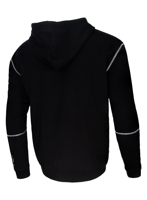 Stadium Essentials Monument Black Milwaukee Bucks Hooded Sweatshirt-BACK