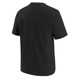Youth Nike Courtside Statement Max90 Milwaukee Bucks T-Shirt in Black - Back View