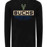 Sportiqe Mohave Saocom Black Milwaukee Bucks Long Sleeve T-Shirt-back