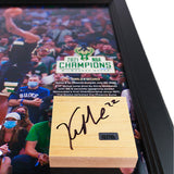 Signed Artsman Key Moments Khris Middleton Milwaukee Bucks Frame