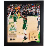 Signed Artsman Key Moments Jrue Holiday Milwaukee Bucks Frame