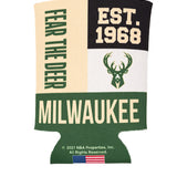 Wincraft Color Block Milwaukee Bucks 12oz Koozie- side 2