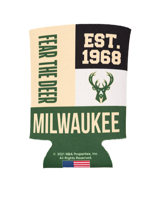 Wincraft Color Block Milwaukee Bucks 12oz Koozie- side 2
