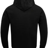 Pro Standard Triple Black Milwaukee Bucks Hooded Sweatshirt-back