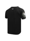 Pro Standard Hybrid SJ Black Milwaukee Bucks T-Shirt - Angled Back Right Side View