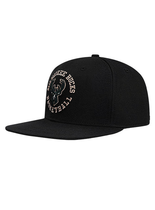 Pro Standard Hybrid Milwaukee Bucks Snapback Hat