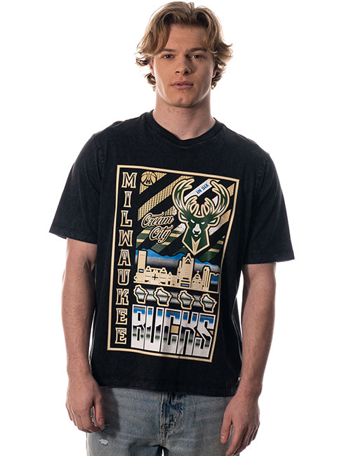 Bucks In Six x The Wild Collective Concert Milwaukee Bucks t-Shirt