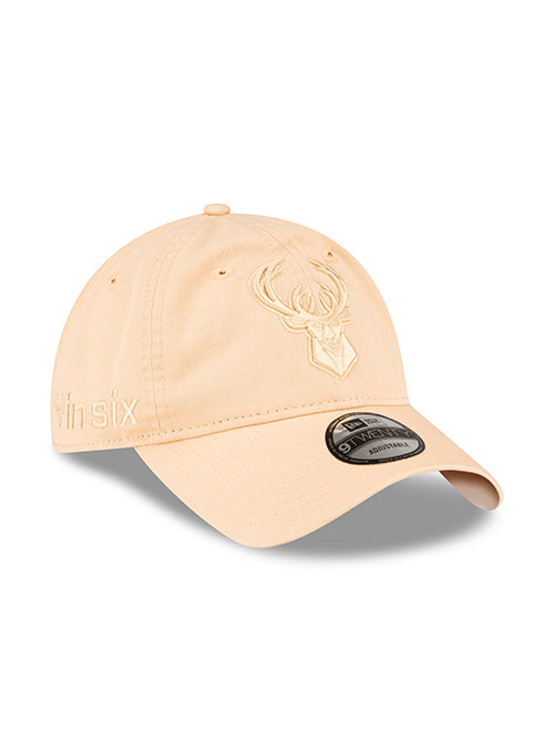 Bucks In Six New Era Low Pro Tonal Word Milwaukee Bucks Adjustable Hat-angled right