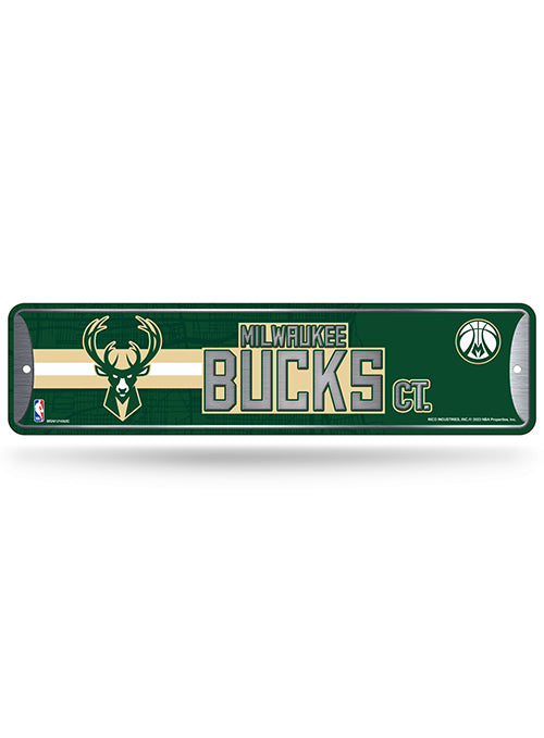 Rico Industries Bucks Ct. Milwaukee Bucks Street Sign