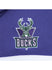 Mitchell & Ness HWC '93 Coach Vintage Milwaukee Bucks Hooded Sweatshirt-left chest embroidery
