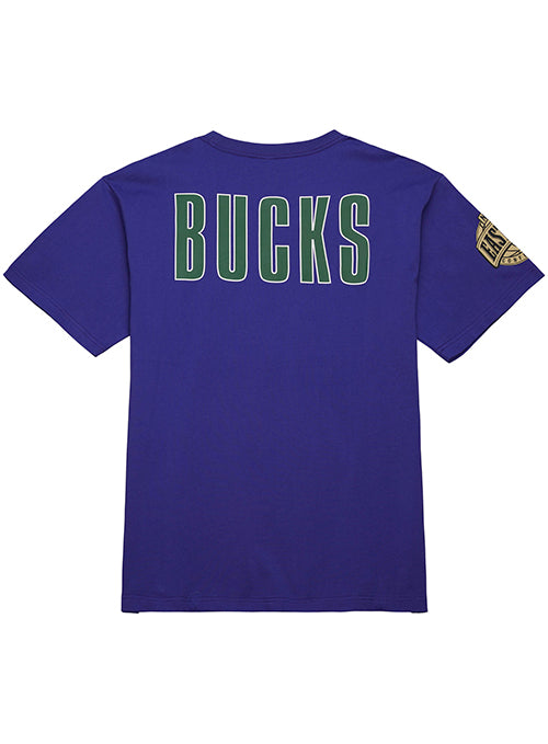 Mitchell & Ness Premium Vintage Milwaukee Bucks T-Shirt-back