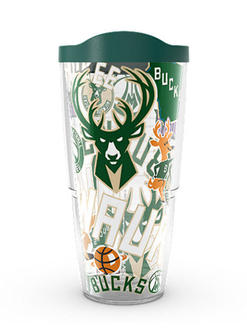 Tervis All Over 24oz Milwaukee Bucks Tumbler