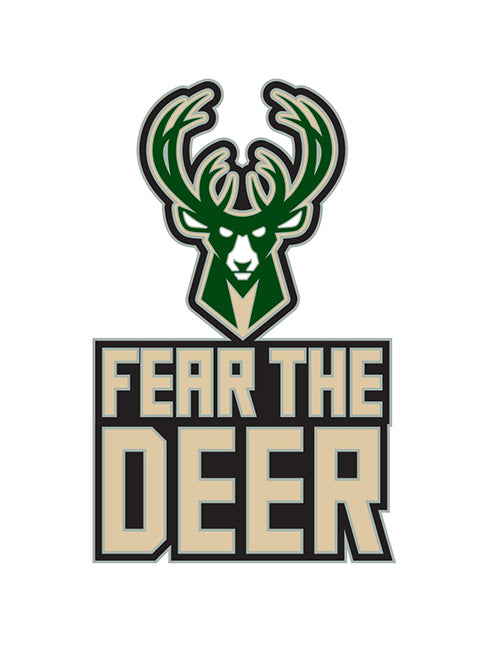 Pro Specialties Group Icon Fear The Deer Milwaukee Bucks Pin