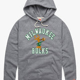 Homage HWC '68 Grey Milwaukee Bucks Hooded Sweatshirt