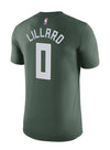 Nike 2022 Icon Edition Damian Lillard Bucks T-Shirt- back 