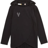 Women's Magna-Ready Adaptive Milwaukee Bucks Hooded Wrap Magnetic Cardigan-front