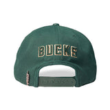 Pro Standard Script Tail Milwaukee Bucks Snapback Hat-back