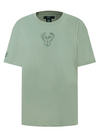 Women's Pro Standard Neutral Moss Milwaukee Bucks T-Shirt Dress