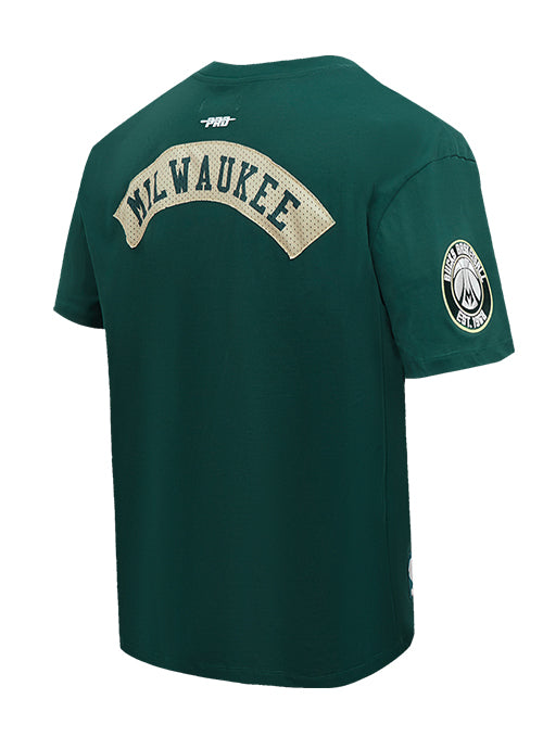 Pro Standard Made To Play Green Milwaukee Bucks T-Shirt-back