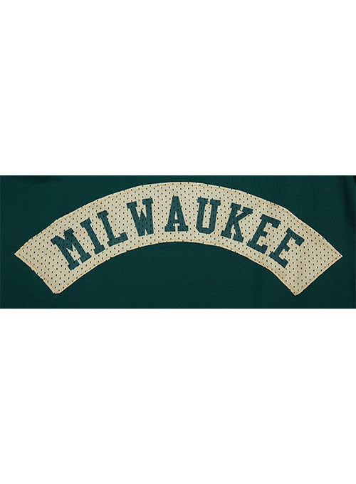 Pro Standard Made To Play Green Milwaukee Bucks T-Shirt- back graphic