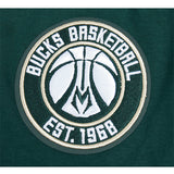 Pro Standard Green Milwaukee Bucks Short Sleeve Jacket-sleeve patch