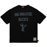 Women's Mitchell & Ness HWC '68 Boyfriend 2.0 Milwaukee Bucks T-Shirt-front