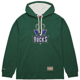Mitchell & Ness HWC '93 Lightweight Thermal Milwaukee Bucks Hoodie-front