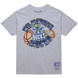 Mitchell & Ness HWC '93 Basket Graphic Milwaukee Bucks T-Shirt
