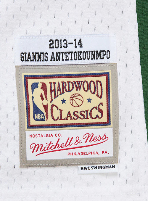 Mitchell & Ness HWC '13 Giannis Antetokounmpo Milwaukee Bucks Swingman Jersey-HWC Tag
