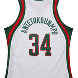 Mitchell & Ness HWC '13 Giannis Antetokounmpo Milwaukee Bucks Swingman Jersey-back
