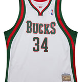 Mitchell & Ness HWC '13 Giannis Antetokounmpo Milwaukee Bucks Swingman Jersey-front