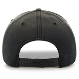 '47 Brand Dusted Hitch Black Milwaukee Bucks Snapback Hat-back