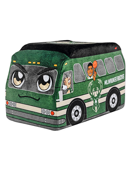 Uncanny Brands Milwaukee Bucks 8'' Giannis and Damian Bus Plush Toy-angled left