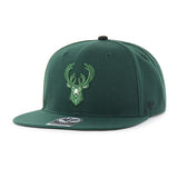 '47 Brand Captain Element Milwaukee Bucks Snapback Hat-front