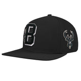 Pro Standard Mash Up Wool Milwaukee Bucks Snapback Hat-angled left