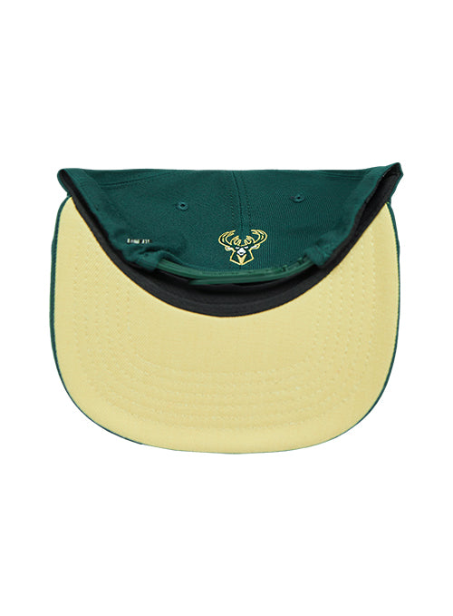 Pro Standard Wingspan Milwaukee Bucks Forest Wool Snapback Hat-UV