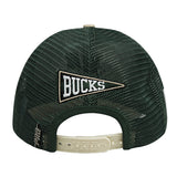 Pro Standard Pennants Milwaukee Bucks Pinch Adjustable Hat-back