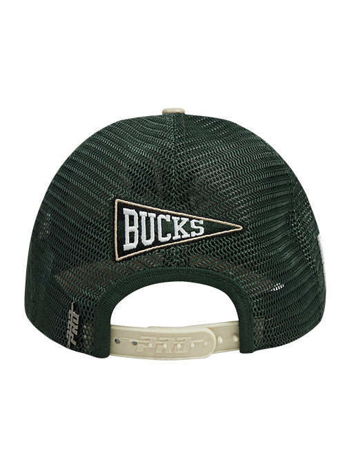 Pro Standard Pennants Milwaukee Bucks Pinch Adjustable Hat-back