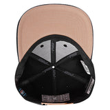 Pro Standard Old English Milwaukee Bucks Black Snapback Hat-UV