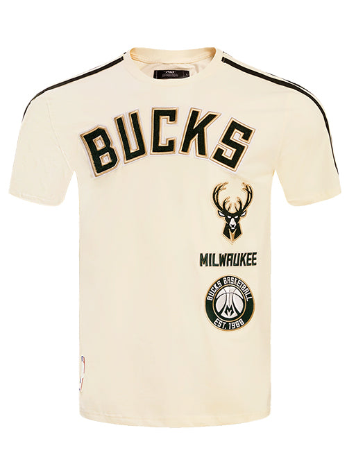 Pro Standard Retro Classic Stripes Milwaukee Bucks T-Shirt-front