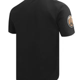 Pro Standard Old English Black Milwaukee Bucks T-Shirt-angled back