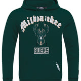 Pro Standard Old English Milwaukee Bucks Kapuzenpullover