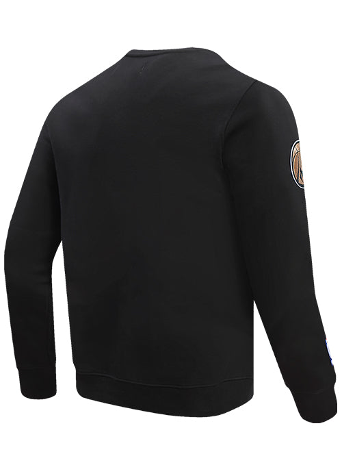 Pro Standard Old English Milwaukee Bucks Crewneck Sweatshirt-angled back