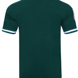 Pro Standard Classic Chenille Milwaukee Bucks Drop Hem T-Shirt-back