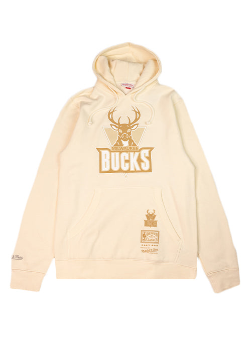 Mitchell & Ness HWC Sandman Milwaukee Bucks Hooded Sweatshirt-front