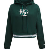 Women's Pro Standard Pennants Milwaukee Bucks Hooded Sweatshirt-front