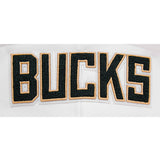 Women's Pro Standard Classic White Milwaukee Bucks Hooded Sweatshirt-hood