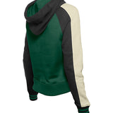 Women's New Era Throwback Milwaukee Bucks Pipe Hooded Sweatshirt